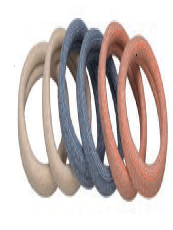BJC026 ELASTICI CAPELLI GLITTER 4 PEZZI
