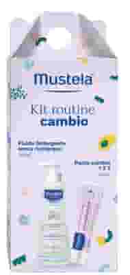 MUSTELA KIT ROUTINE CAMBIO 1 FLUIDO DETERGENTE SENZA RISCIACQUO 300 ML + 1 PASTA CAMBIO 123 50 ML
