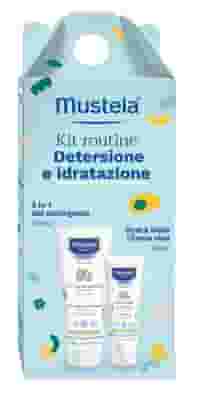 MUSTELA KIT ROUTINE DETERGENTE & IDRATANTE 1 GEL DETERGENTE 2 IN 1 200 ML + 1 HYDRA BEBE' CREMA VISO 40 ML