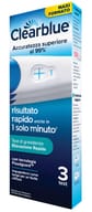 CLEARBLUE TEST GRAVIDANZA RILEVAZIONE RAPIDA 3 PEZZI
