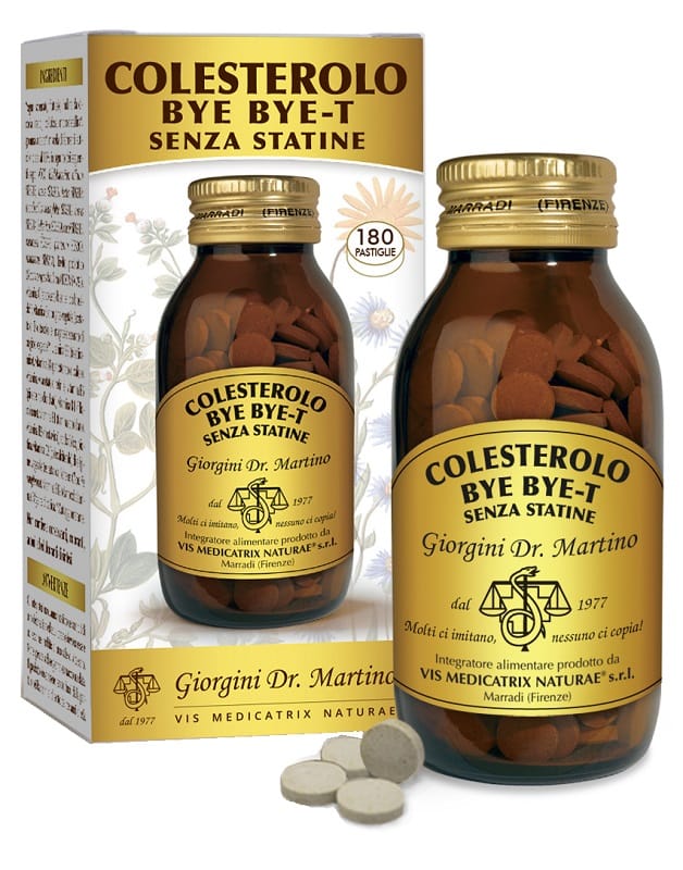 COLESTEROLO BYE BYE T SENZA STATINE 180 PASTIGLIE 500 MG
