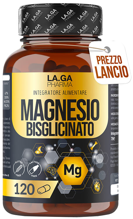 LAGA PHARMA MAGNESIO BISGLICINATO 120 CAPSULE