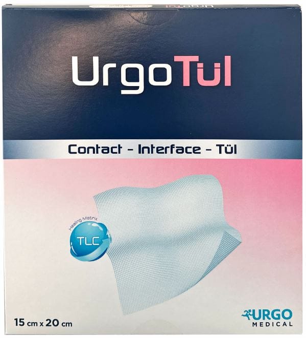 MEDICAZIONE INTERFACCIA FLESSIBILE MATRICE TLC URGOTUL 15X20 CM 10 PEZZI