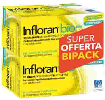INFLORAN BIO PLUS 20 COMPRESSE BIPACK CON EDULCORANTI
