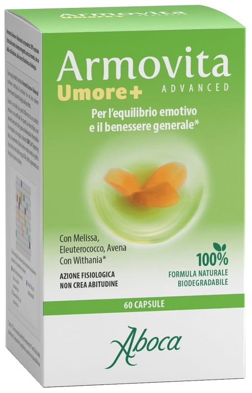 ARMOVITA UMORE+ 60 CAPSULE 466 MG SENZA GLUTINE SENZA LATTOSIO