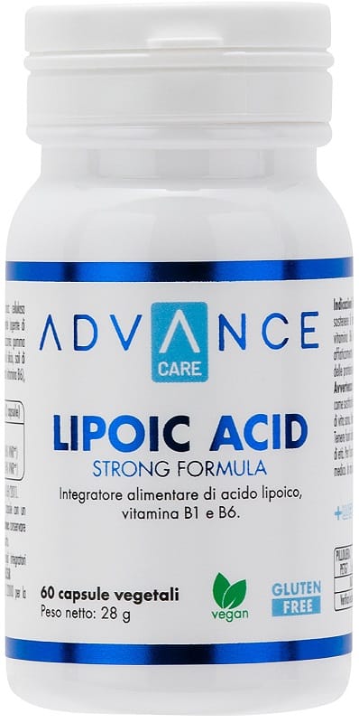 ADVANCE CARE LIPOIC ACID STRONG FORMULA 60 CAPSULE VEGETALI