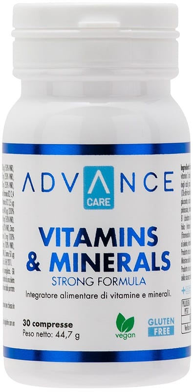 ADVANCE CARE VITAMINS & MINERALS STRONG FORMULA 30 COMPRESSE