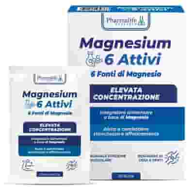 MAGNESIUM 6 ATTIVI 20 BUSTINE SENZA GLUTINE