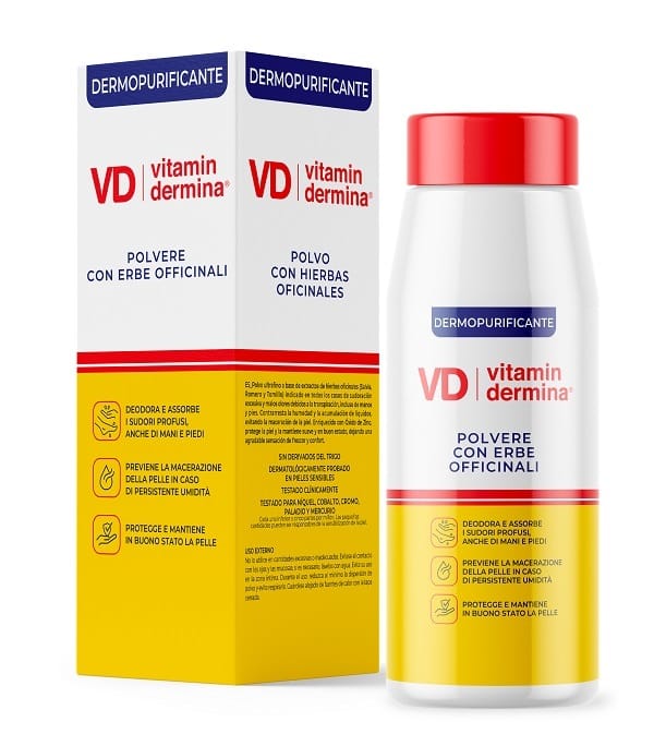 VITAMINDERMINA POLVERE ERBE OFFICINALI DERMOPURIFICANTE 100 G