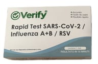TEST IMMUNOLOGICO CROMATOGRAFICO RAPIDO VERIFY RAPID SARS-COV2/A+B/RSV RILEVAZIONE QUALITATIVA IN CAMPIONI DI TAMPONE NASOFARINGEO/NASALE UMANO USO PROFESSIONALE