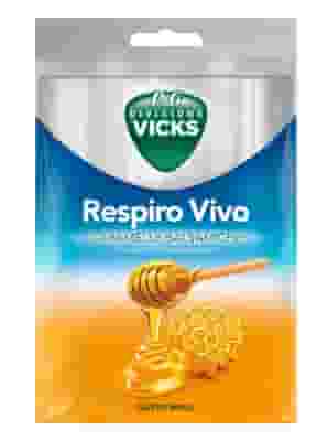 VICKS RESPIRO VIVO CARAMELLE BALSAMICHE MIELE 72 G CON EDULCORANTI