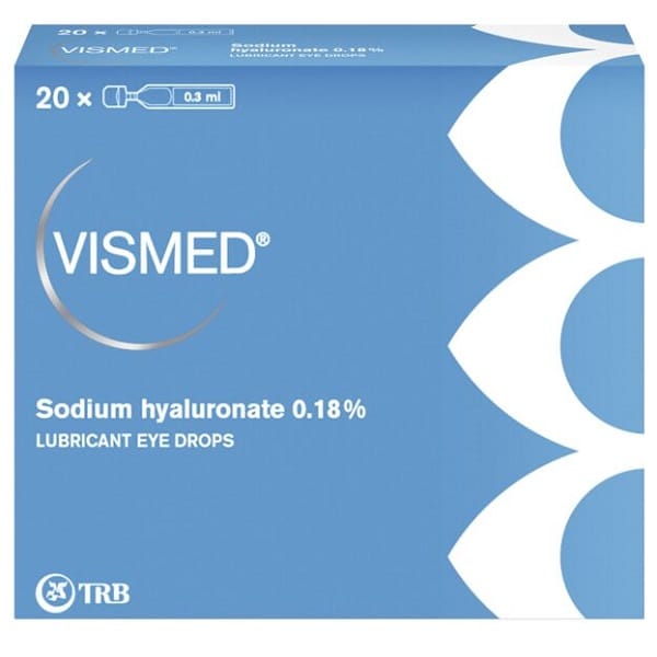 COLLIRIO LUBRIFICANTE VISMED CON ACIDO IALURONICO 0,18% 20 FIALETTE X 0,3 ML