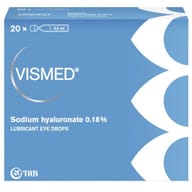 COLLIRIO LUBRIFICANTE VISMED CON ACIDO IALURONICO 0,18% 20 FIALETTE X 0,3 ML