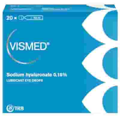 COLLIRIO LUBRIFICANTE VISMED CON ACIDO IALURONICO 0,18% 20 FIALETTE DA 0,3 ML