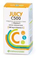 JUICY C500 MASTICABILI 30 COMPRESSE CON ZUCCHERO E EDULCORANTI SENZA GLUTINE