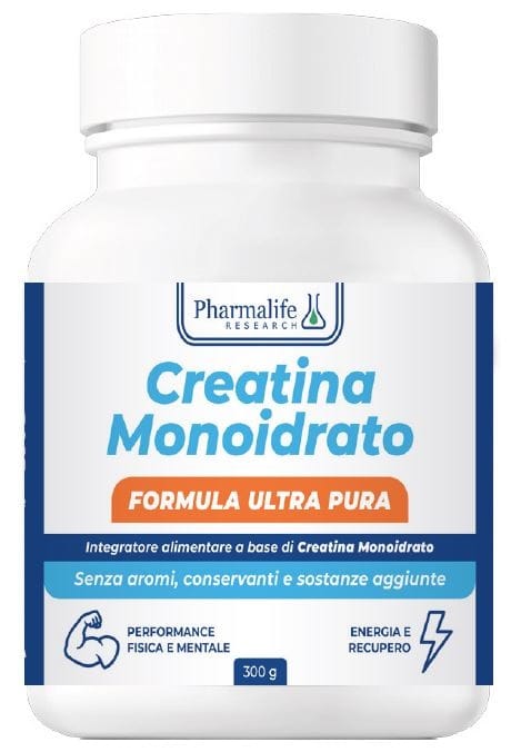 CREATINA MONOIDRATO ULTRA PURA 300 G SENZA GLUTINE NATURALMENTE PRIVO DI LATTOSIO