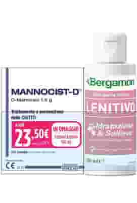 MANNOCIST-D 20 BUSTE TAGLIO PREZZO + BERGAMON DETERGENTE INTIMO LENITIVO 100 ML IN OMAGGIO
