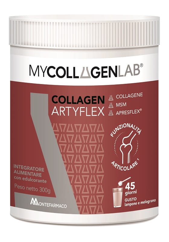 MYCOLLAGENLAB COLLAGEN ARTYFLEX 300 G LAMPONE E MELOGRANO CON EDULCORANTE