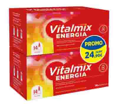 VITALMIX ENERGIA 14 FLACONCINI DA 10 ML BIPACK PROMO CON EDULCORANTI SENZA ZUCCHERI AGGIUNTI GLUTINE E LATTOSIO