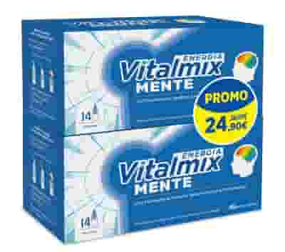 VITALMIX MENTE 14 FLACONCINI DA 10 ML BIPACK PROMO CON ZUCCHERO ED EDULCORANTE SENZA GLUTINE E LATTOSIO