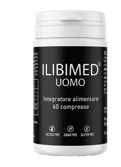 ILIBIMED UOMO 60 COMPRESSE 1 G SENZA GLUTINE SENZA LATTOSIO SENZA ZUCCHERI