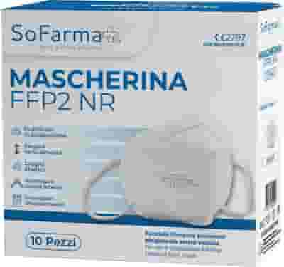MASCHERINA FFP2 BIANCA 10 PEZZI SOFARMAPIU'