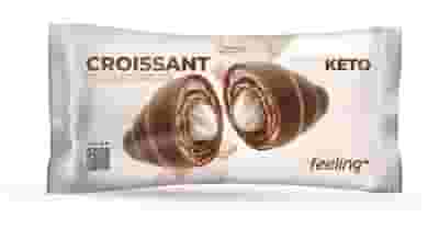 FEELING OK KETO CROISSANT DOUBLE CIOK WHITE 50 G CON EDULCORANTI
