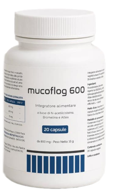 MUCOFLOG 600 20 CAPSULE 800 MG