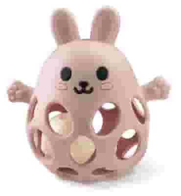 BITE&PLAY BUNNY MASSAGGIAGENGIVE CON SONAGLINO 6M+ PINK SONAGLIO ROSA