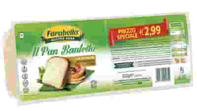FARABELLA GLUTEN FREE IL PAN BAULETTO PROMO 2 X 150 G SENZA LATTOSIO, SENZA UOVA, SENZA ALCOL OGM