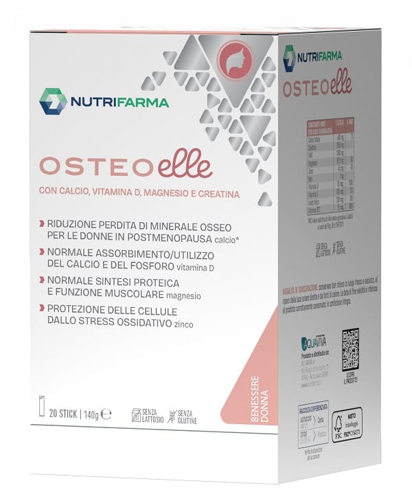 OSTEOELLE 20 STICK SENZA GLUTINE E LATTOSIO