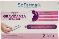 TEST GRAVIDANZA SU SANGUE SOFARMAPIU' AUTODIAGNOSTICO 2 PEZZI