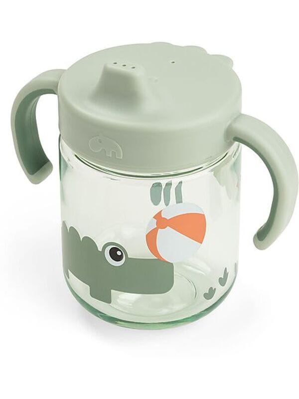 PLAYGROUND TAZZA DA APPRENDIMENTO DA 260ML CON MANICI ANTI SLIP VERDE