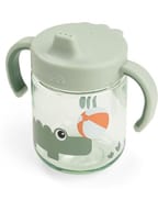 PLAYGROUND TAZZA DA APPRENDIMENTO DA 260ML CON MANICI ANTI SLIP VERDE