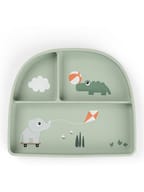 STICK&STAY PIATTO CON SCOMPARTI PLAYGROUND VERDE 10