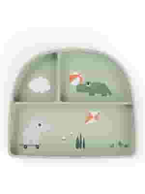 STICK&STAY PIATTO CON SCOMPARTI PLAYGROUND VERDE 10