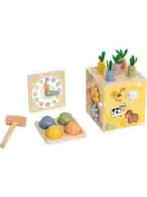 TOOKY TOY CUBO MULTIATTIVITA' IN LEGNO 27 PEZZI 18 MESI+