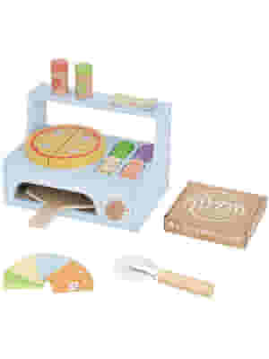 TOOKY TOY FORNO PER PIZZA IN LEGNO 42 PEZZI 3 ANNI+