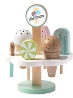 TOOKY TOY SET GELATO IN LEGNO 9 PEZZI 3 ANNI+