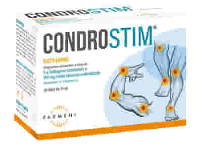 CONDROSTIM 20 STICKS DA 15 ML GUSTO LIMONE CON ZUCCHERO CON EDULCORANTE SENZA GLUTINE SENZA LATTOSIO