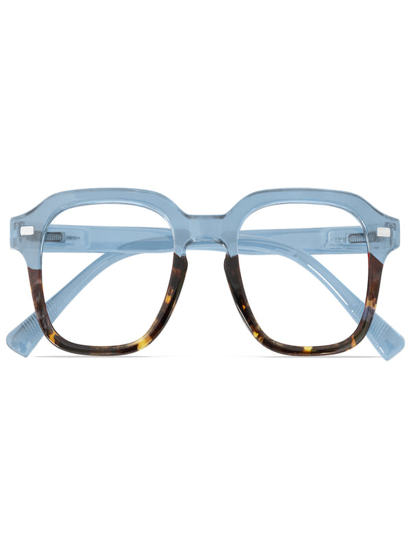 OCCHIALE DA LETTURA PREMONTATO TWINS SILVER PANCAKE AZZURRO/DEMI +1,50