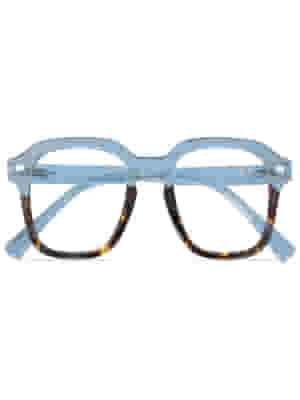 OCCHIALE DA LETTURA PREMONTATO TWINS SILVER PANCAKE AZZURRO/DEMI +1,50