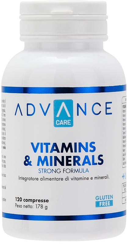 VITAMINS & MINERALS STRONG FORMULA 120 COMPRESSE SENZA GLUTINE