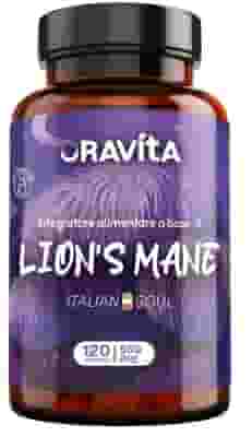 ORAVITA LION'S MANE 120 CAPSULE 550 MG SENZA GLUTINE SENZA LATTOSIO