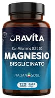 ORAVITA MAGNESIO BISGLICINATO 120 CAPSULE 541,5 MG SENZA GLUTINE SENZA LATTOSIO
