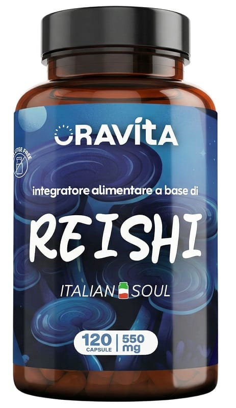 ORAVITA REISHI 120 CAPSULE 550 MG SENZA GLUTINE SENZA LATTOSIO