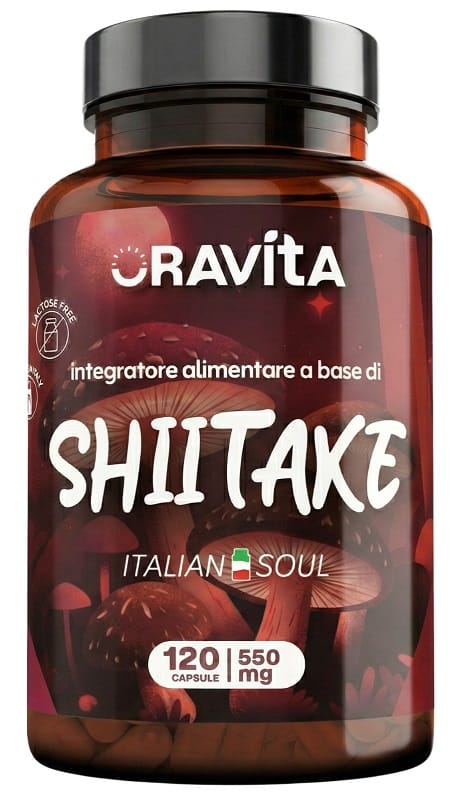 ORAVITA SHITAKE 120 CAPSULE 550 MG SENZA GLUTINE SENZA LATTOSIO