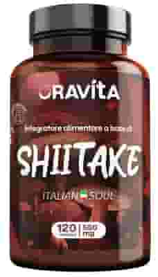 ORAVITA SHITAKE 120 CAPSULE 550 MG SENZA GLUTINE SENZA LATTOSIO