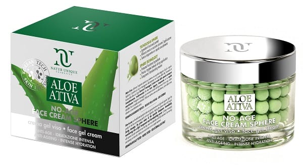 NATUR UNIQUE ALOE ATTIVA CREMA GEL VISO IN SFERE ANTI AGE IDRATANZIONE INTENSA 50 G