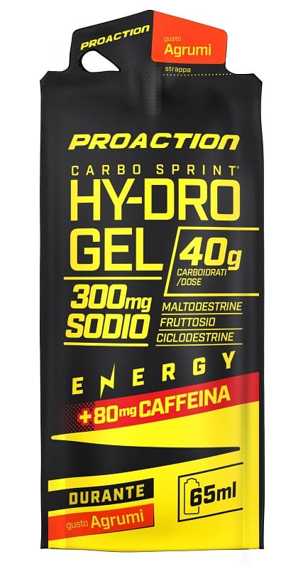 PROACTION CARBO SPRINT HYDRO GEL AGRUMI 65 ML